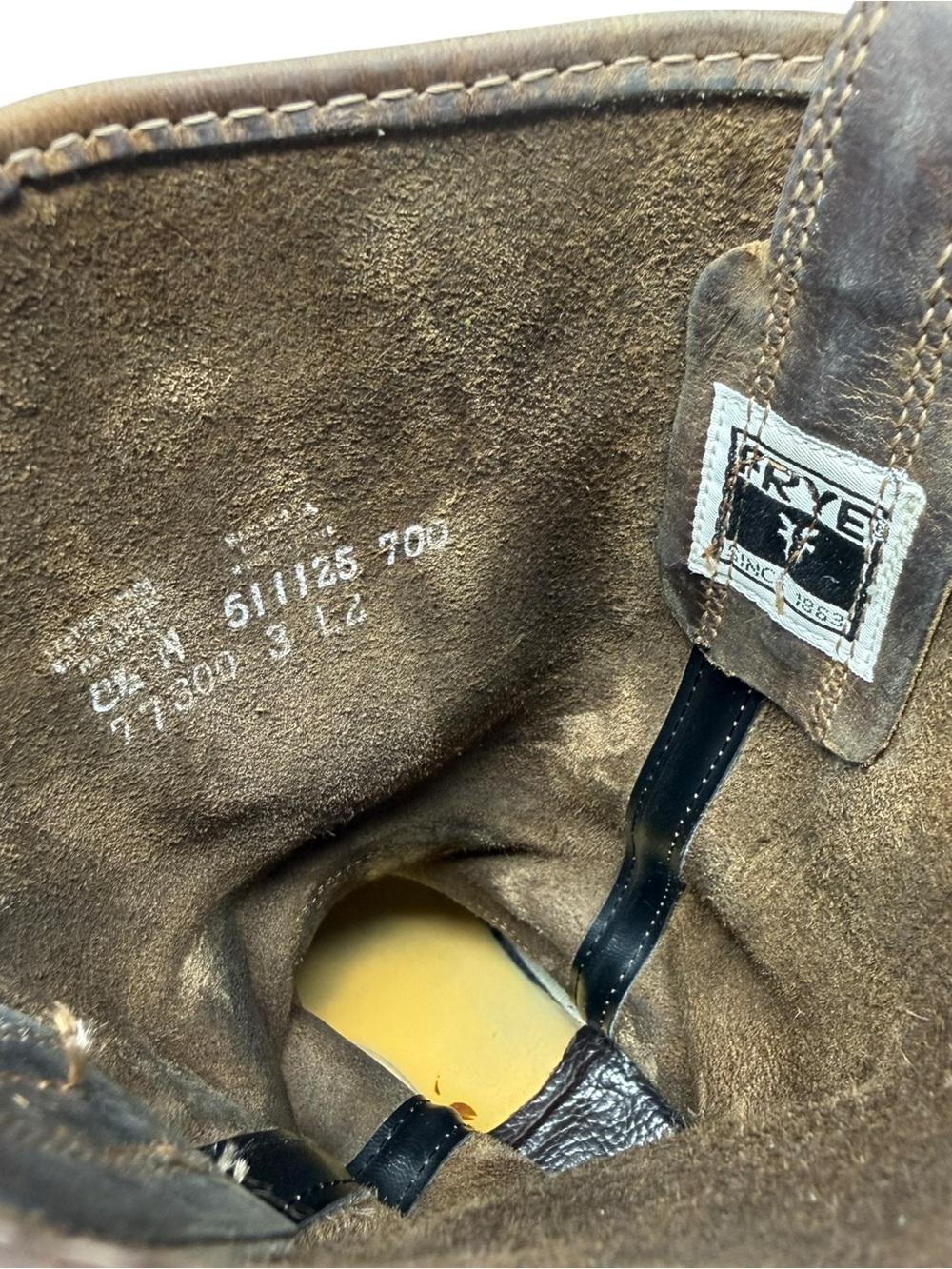 Frye Brown Leather Harness Heeled Boots - Picture 8 of 9